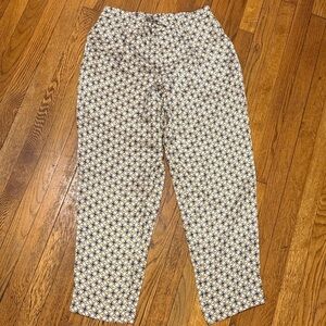 Tachi Taylor for Neiman Marcus vintage SILK pajama pants printed size M